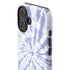 Purple Tie Dye iPhone 16 Plus Impact Case